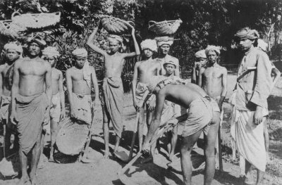 Tamil coolies, 1880s