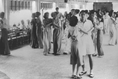 Raffles College students dancing, 1948