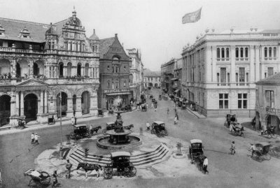 Fullerton Square and Battery Road, c. 1900