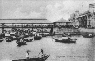 Johnston’s Pier and Collyer Quay, 1900s