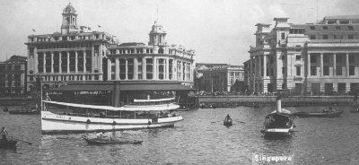 Singapore waterfront, 1930s